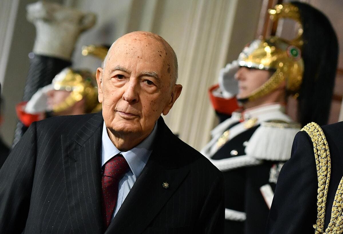 Giorgio Napolitano in una foto del 4 aprile 2018 (Ansa)