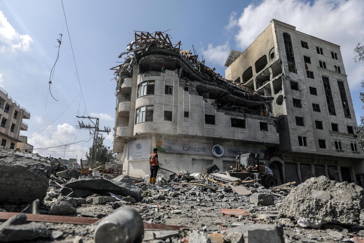 Gaza City, 10 ottobre 2023 (Ansa)