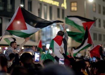 Manifestanti pro Hamas e contro Israele a Vienna