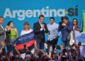 Il candidato presidente del centrosinistra ed ex ministro dell'Economia Sergio Massa, Buenos Aires, Argentina, 22 ottobre 2023 (Ansa)