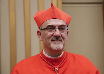 Il neo cardinale Pierbattista Pizzaballa, 30 settembre 2023 (Ansa)