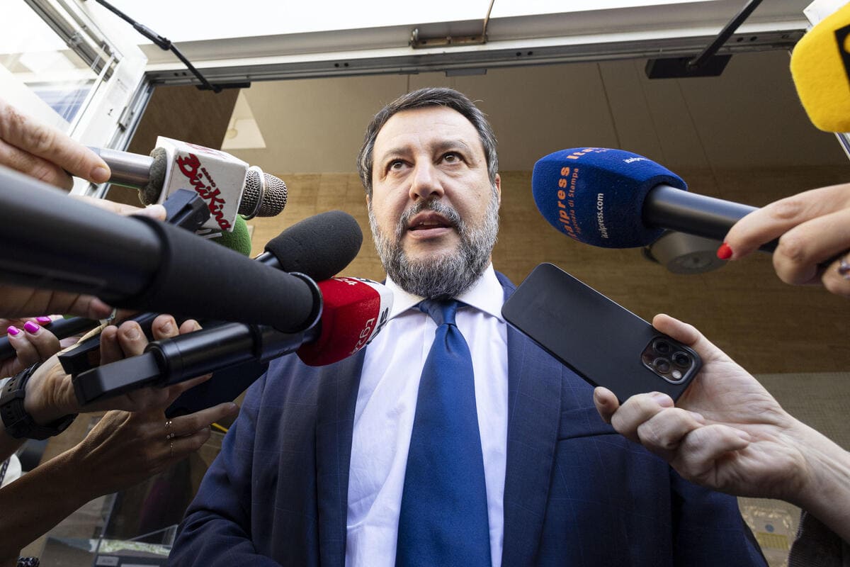 Il ministro delle infrastrutture Matteo Salvini, Roma, 26 settembre 2023 (Ansa)