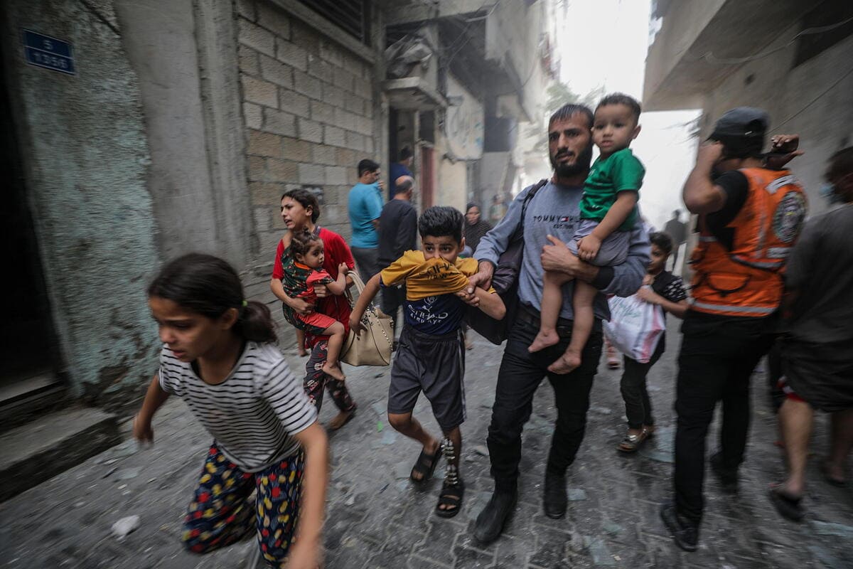 Striscia di Gaza, 23 ottobre 2023 (Ansa)