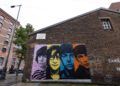 Murale dedicato ai Beatles, Liverpool, 2 novembre 2023 (Ansa)