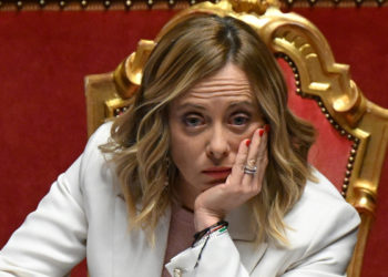 Il presidente del Consiglio Giorgia Meloni