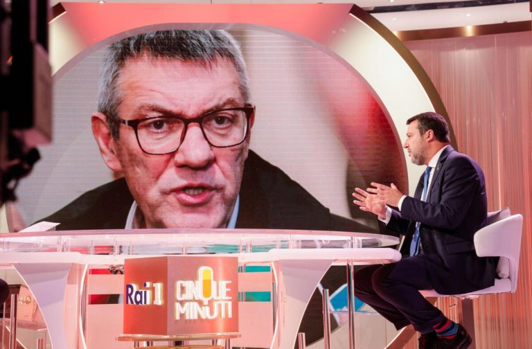 Landini e Bombardieri “ubriachi”, Salvini fa il comiziante