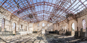 Una chiesa distrutta in Iraq