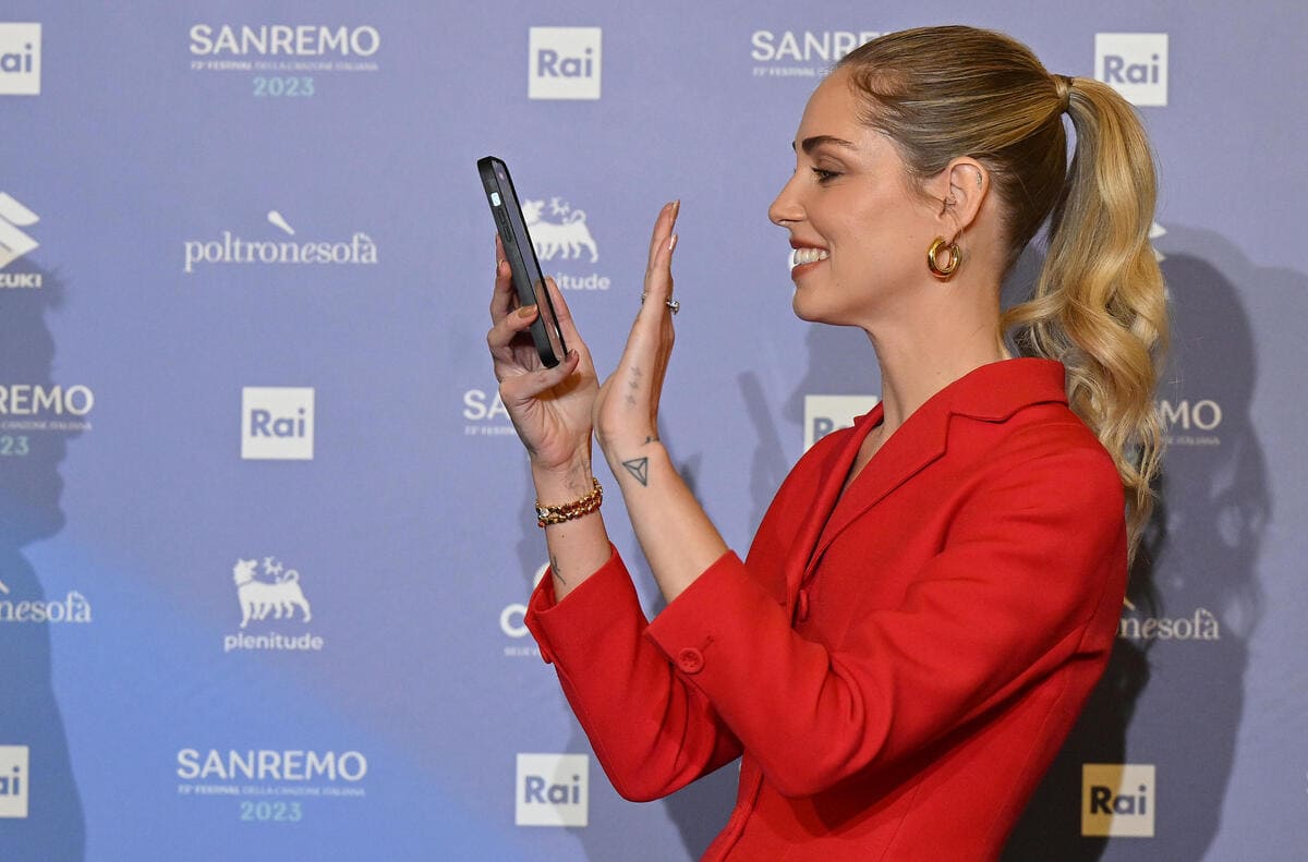 L'influencer Chiara Ferragni