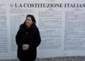 La segretaria del Partito Democratico Elly Schlein in visita ad Aielli (L'Aquila), 13 gennaio 2024 (Ansa)