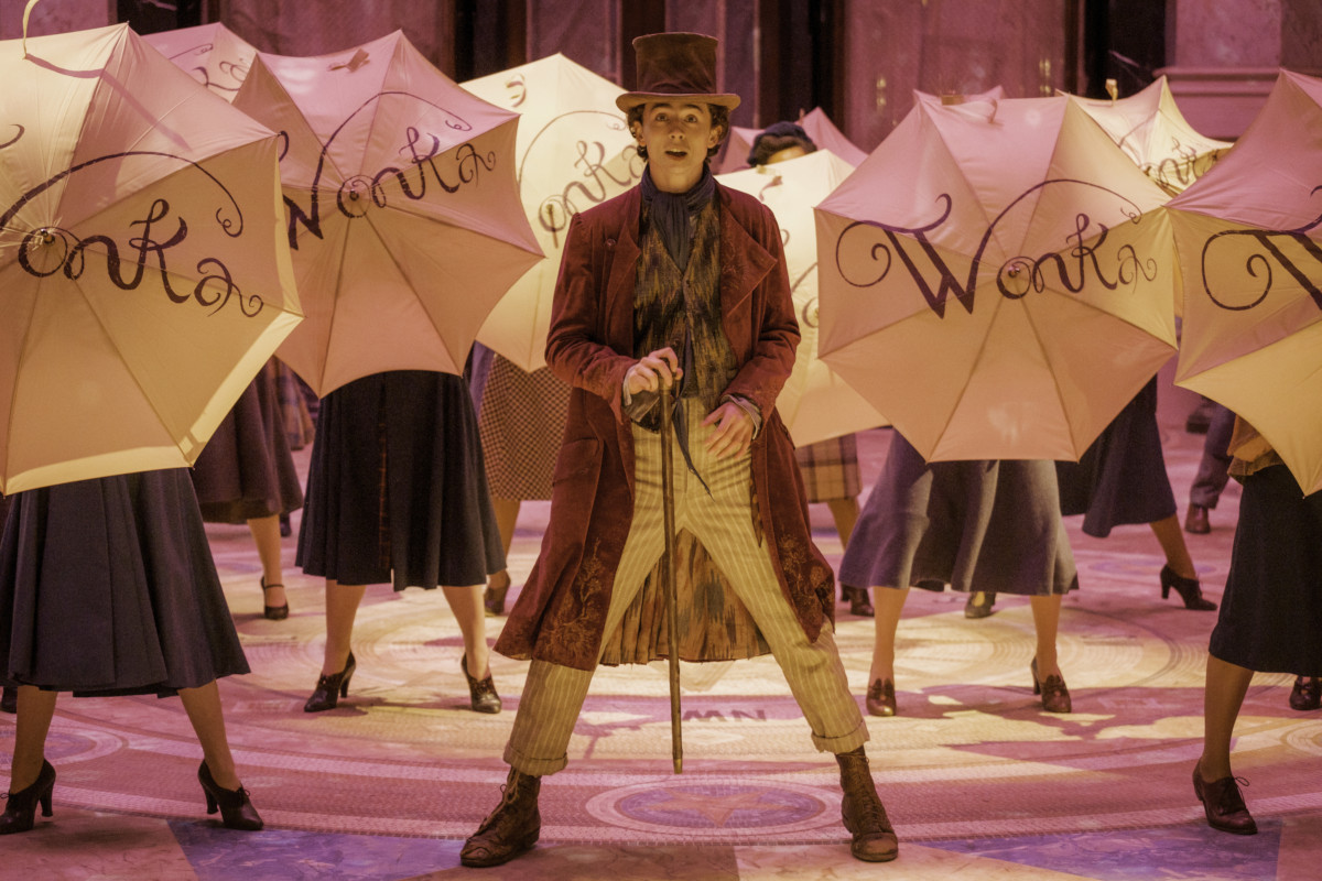 Fotogramma del film “Wonka” di Paul King