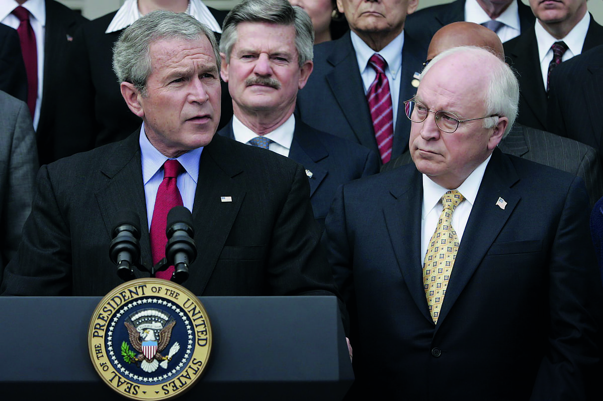 George Bush Cheney Eminenze grigie