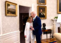 La premier Giorgia Meloni con il presidente americano Joe iden alla Casa Bianca, 1 marzo 2024