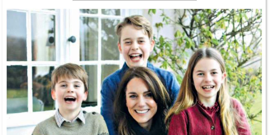 La foto di Kate Middleton con i figli divenuta uno “scandalo” internazionale perché ritoccata dalla stella principessa del Galles, a suo dire