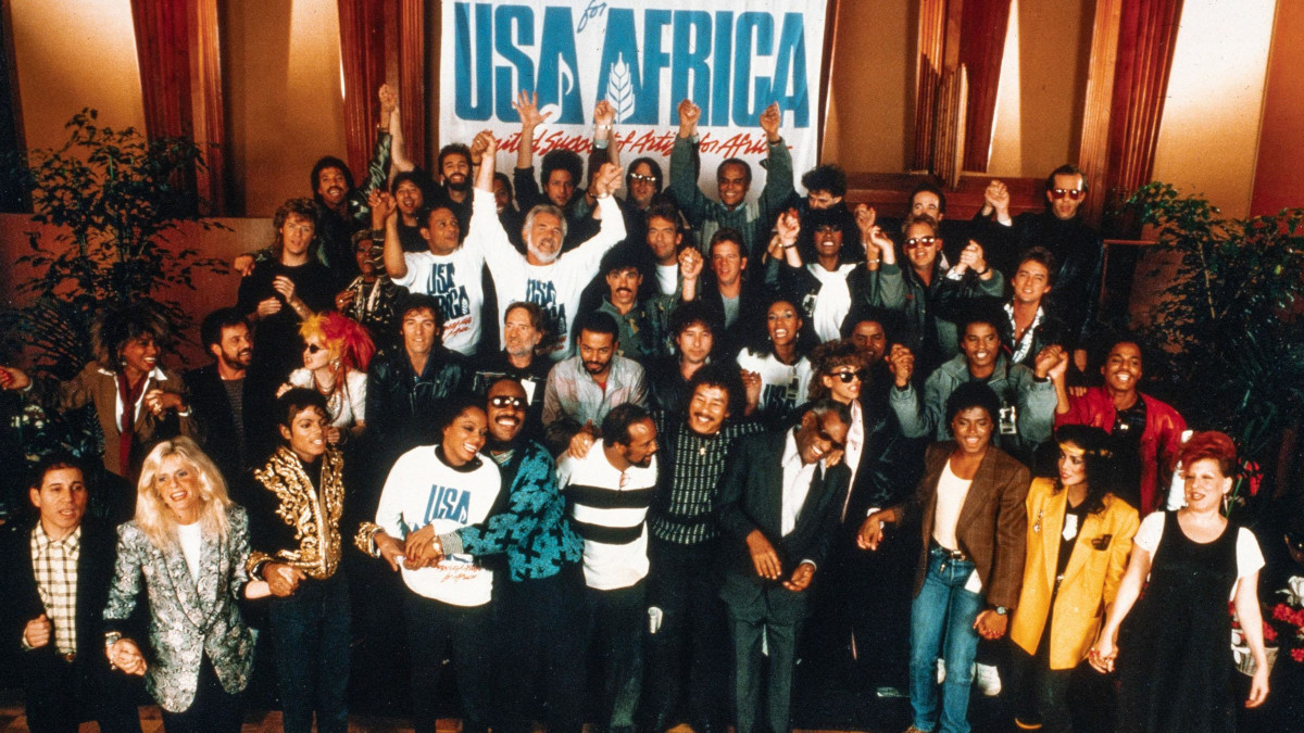 Fotogramma del film documentario “We Are the World: la notte che ha cambiato il pop” di Bao Nguyen