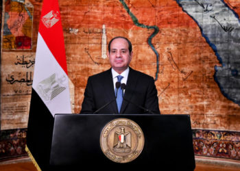 Il presidente egiziano Abdel Fattah al-Sisi nel dicembre scorso