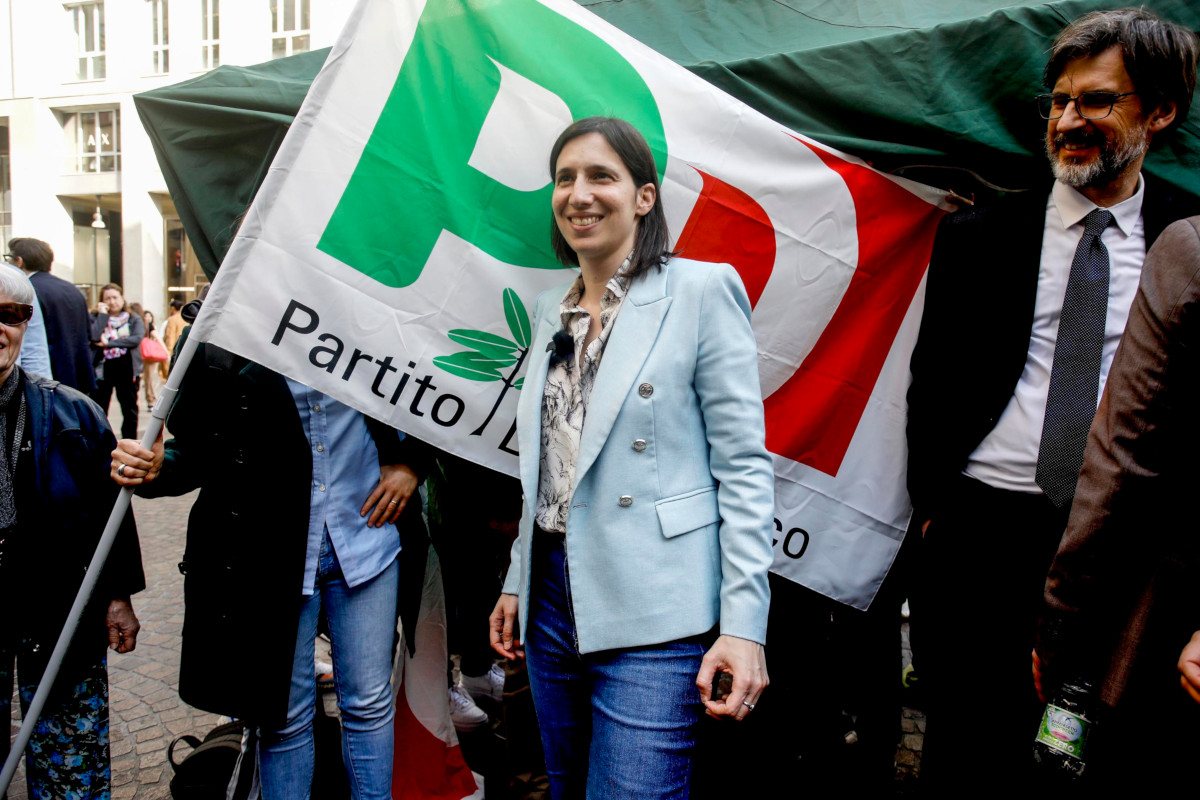 La segretaria del Pd Elly Schlein