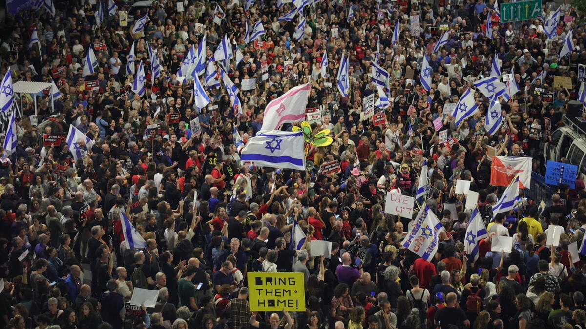 Proteste in Israele per il rilascio degli ostaggi