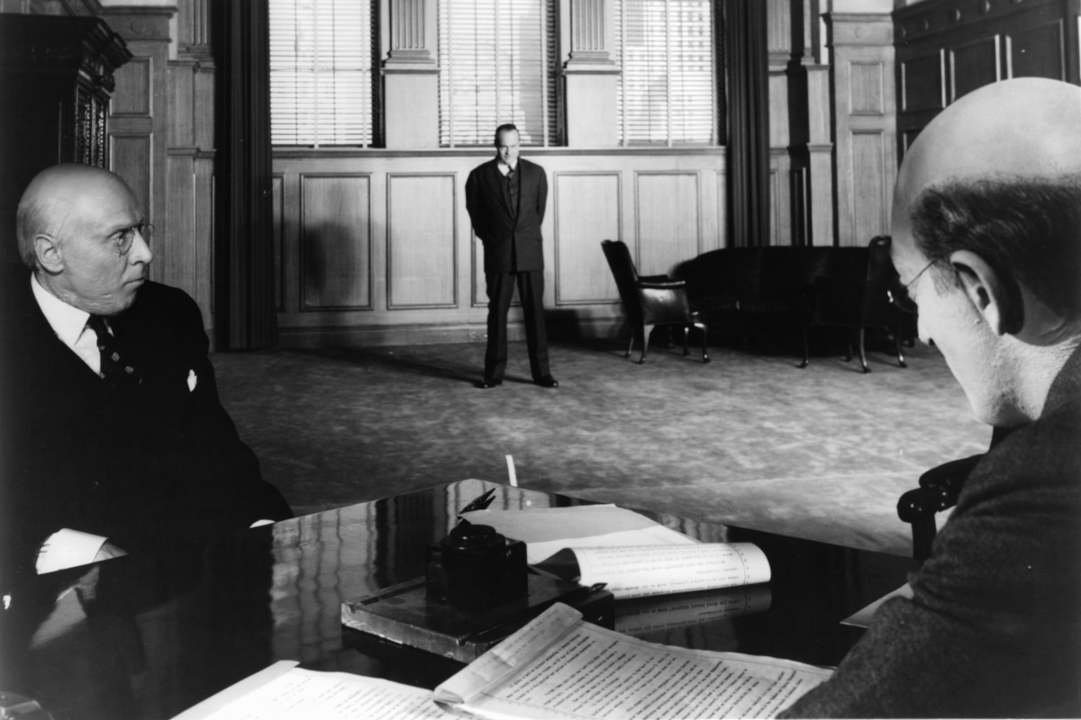 Fotogramma del film “Quarto potere” di e con Orson Welles