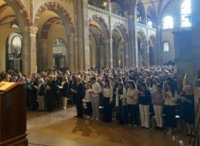 Basilica di Sant'Ambrogio, apertura della fase testimoniale della causa di beatificazione di don Luigi Giussani, Milano, 9 maggio 2024