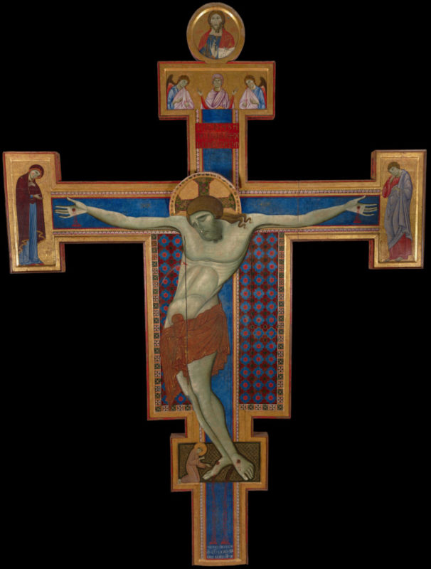 Maestro di San Francesco, Croce dipinta, 1272, Perugia, Galleria Nazionale dell’Umbria