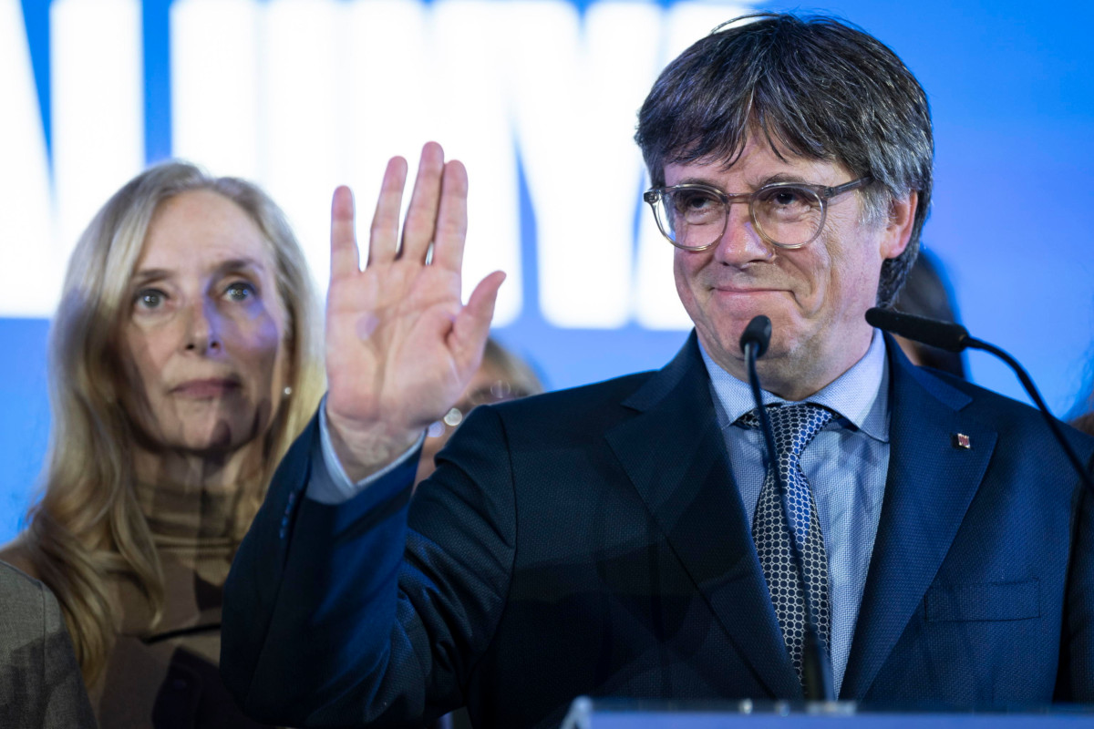 il leader di Junts per Catalunya Carles Puigdemont