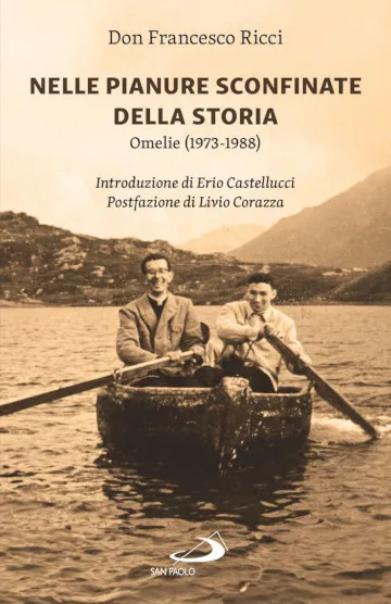 Copertina del libro “Nelle pianure sconfinate della storia”, raccolta di omelie di don Francesco Ricci