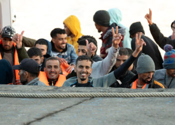 Sbarco di migranti a Lanzarote, Isole Canarie, Spagna, 28 novembre 2023