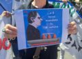 La manifestazione genovese per chiedere le dimissioni di Giovanni Toti, Genova, 11 maggio 2024 (Ansa)