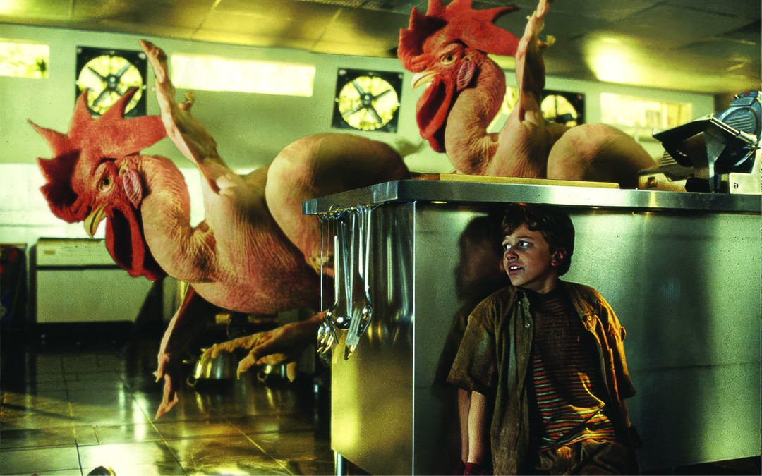Chicken Park di Jerry Calà, parodia di Jurassic Park