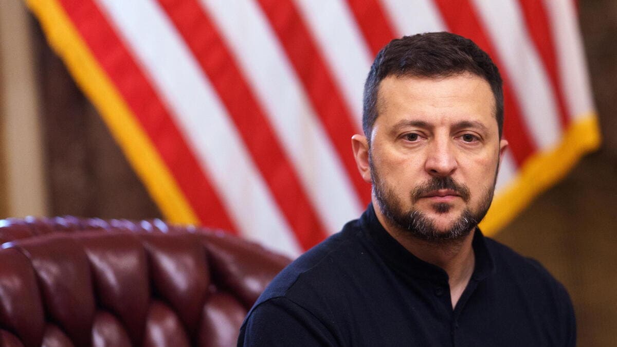 Volodymyr Zelensky, presidente dell'Ucraina, al vertice Nato di Washington
