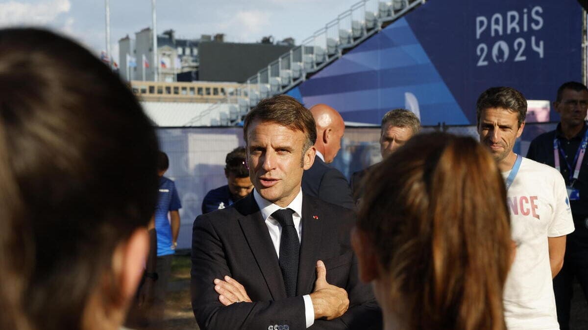 Emmanuel Macron ai Giochi olimpici