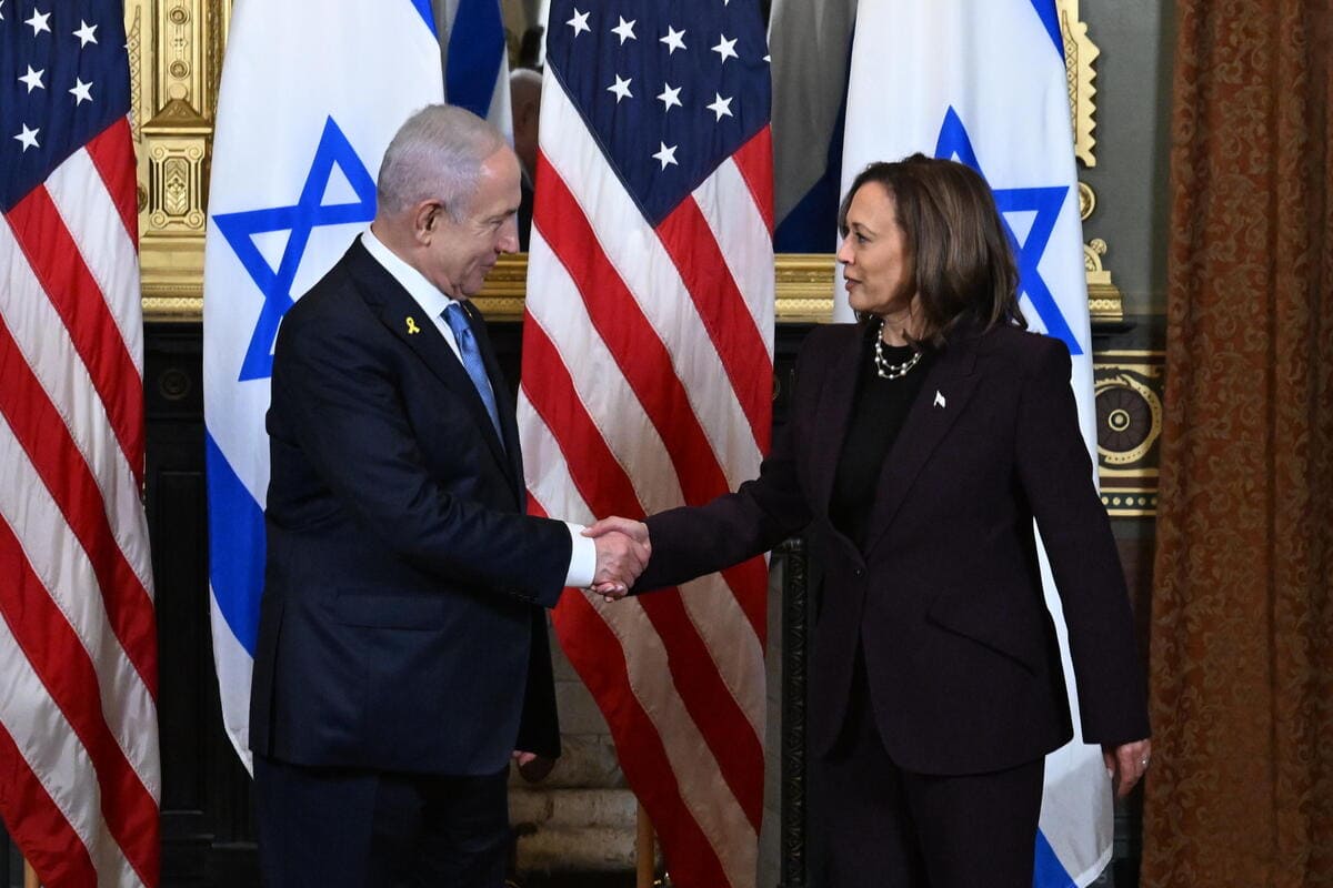 Netanyahu Harris Medio Oriente