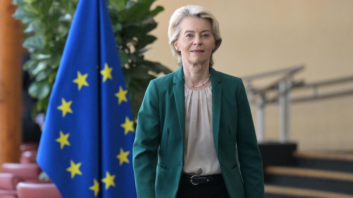 La presidente della Commissione europea, Ursula von der Leyen