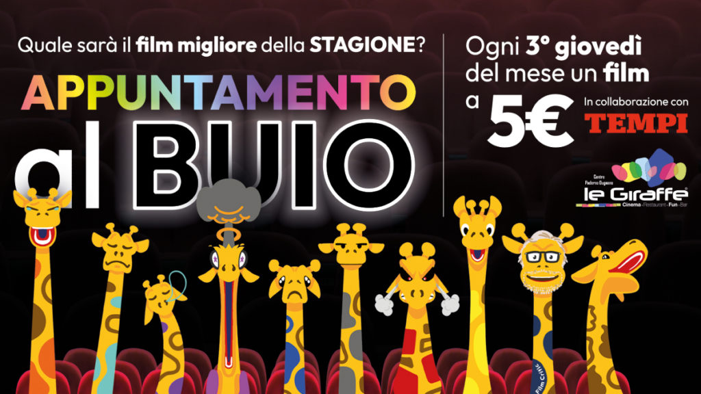 Locandina della rassegna di film al cinema “Appuntamento al buio”