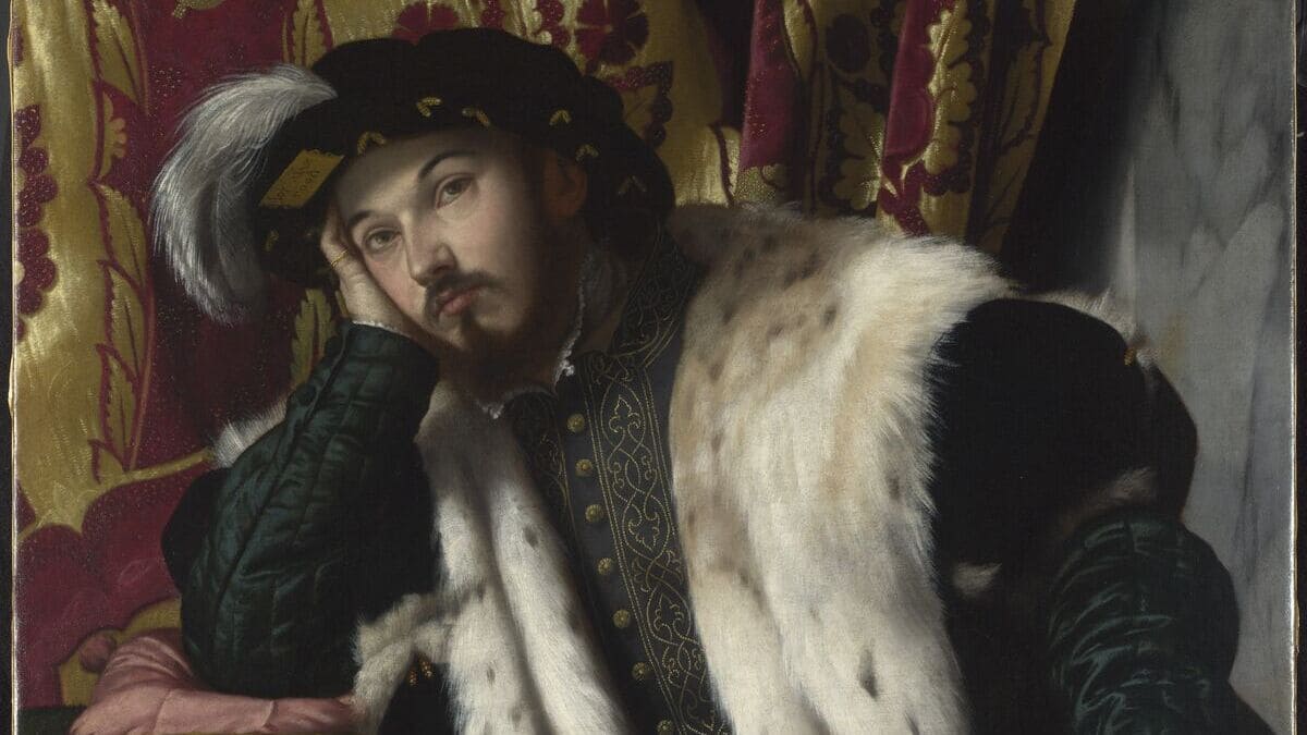Alessandro Bonvicino detto Moretto, Fortunato Martinengo, 1539-40, Londra, National Gallery