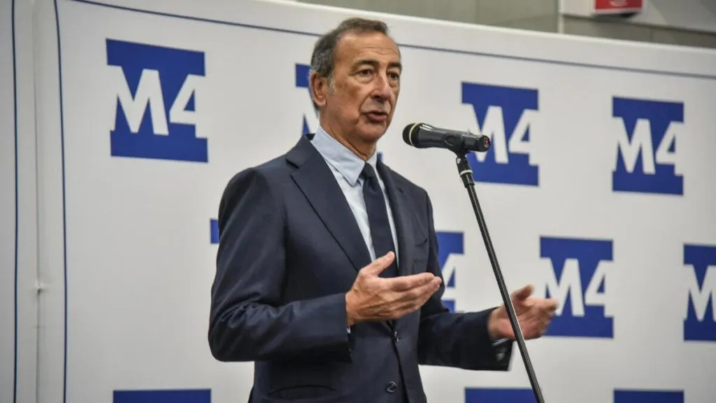Il sindaco di Milano Beppe Sala, 12 ottobre 2024 (foto Ansa)
