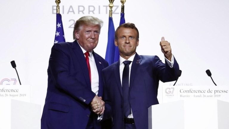 Chi festeggia in Francia la rielezione di Trump (non è Macron)