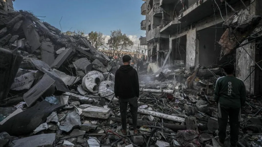 Striscia di Gaza, 13 dicembre 2024 (foto Ansa)
