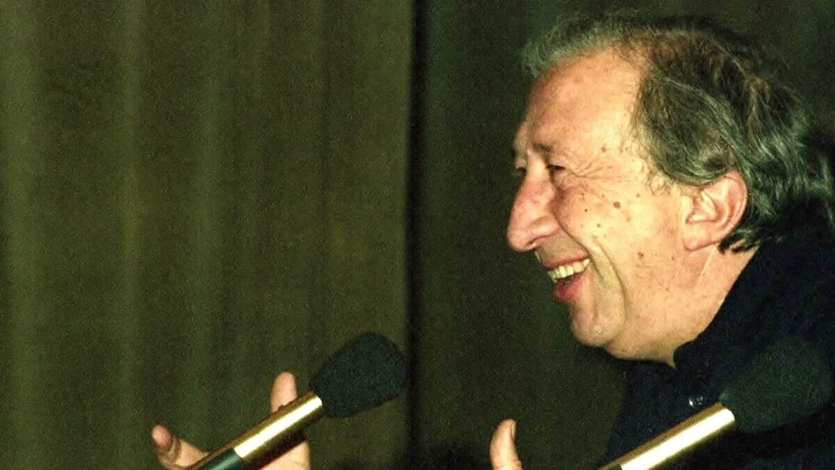 Don Luigi Giussani agli esercizi spirituali di Comunione e Liberazione a Madrid nel 1986