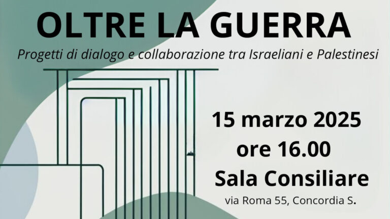 Oltre la guerra. Dialogo e collaborazione tra israeliani e palestinesi