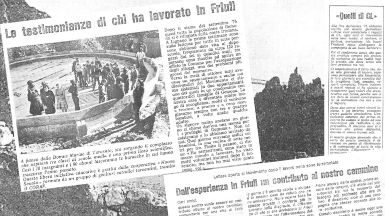L’epopea del Friuli terremotato, la nascita del Coraf