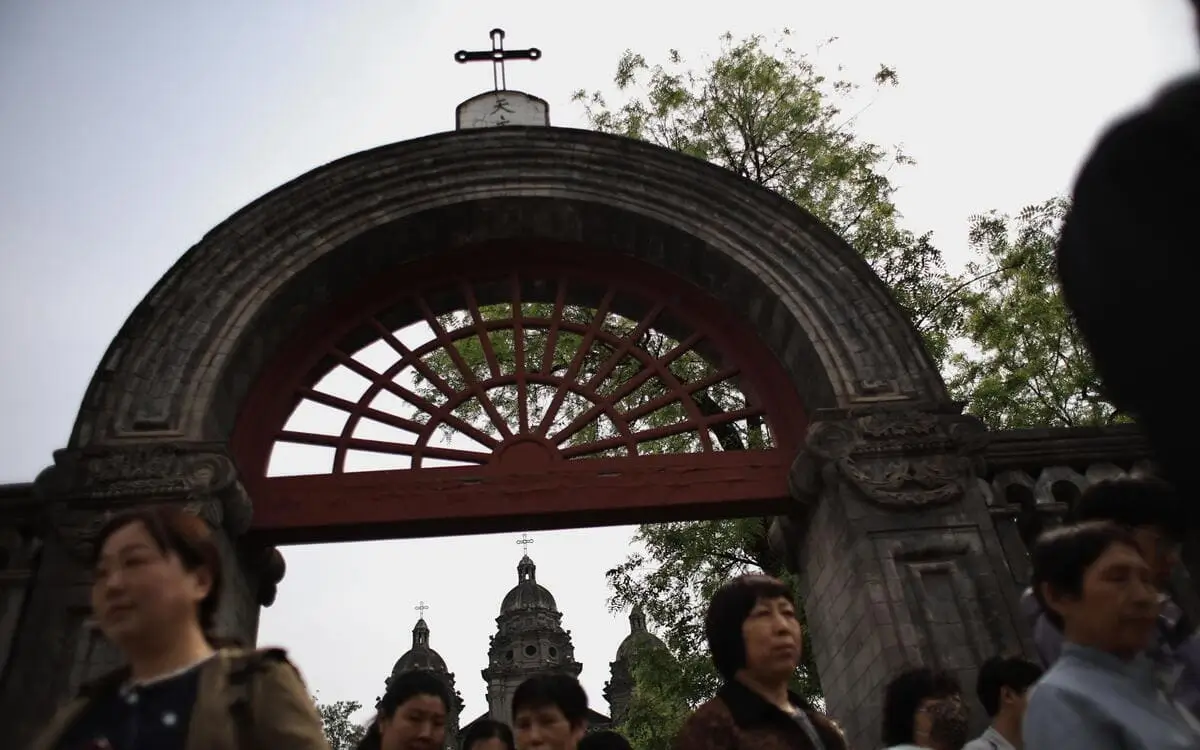La chiesa di San Giuseppe a Pechino, in Cina