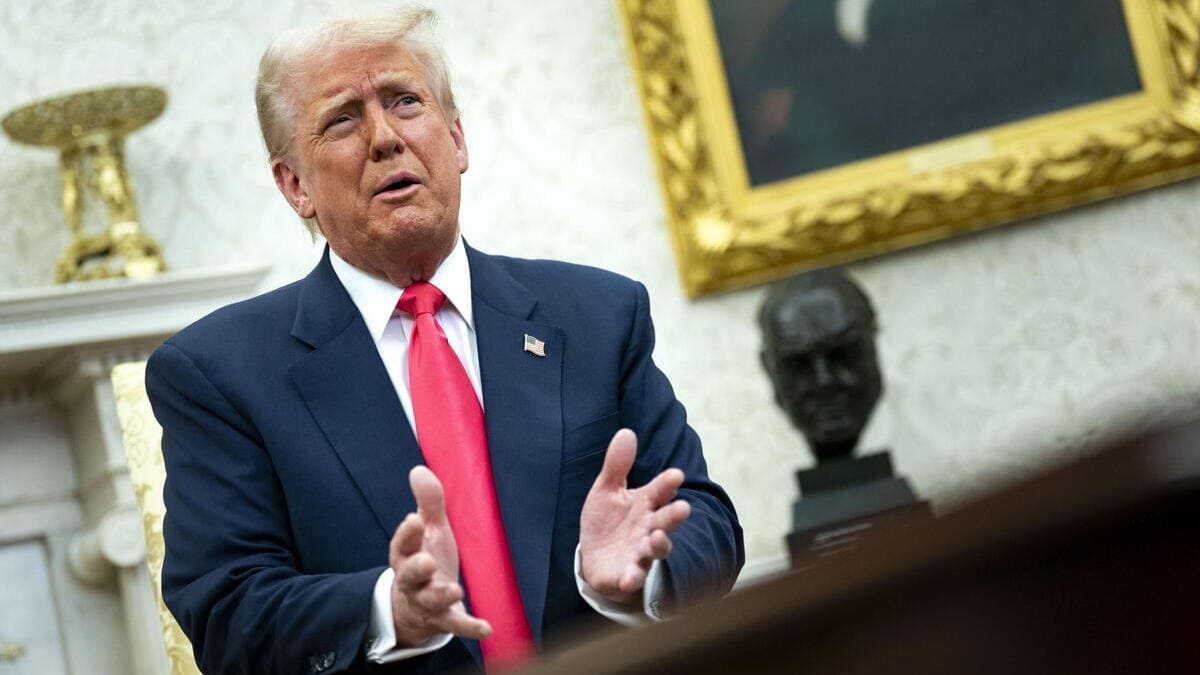 Il Presidente degli Stati Uniti Donald Trump (foto Ansa)