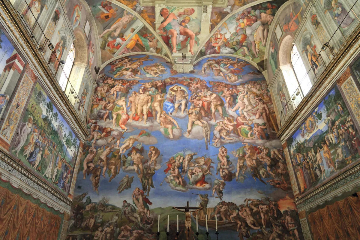 Il Giudizio Universale di Michelangelo nella Cappella Sistina