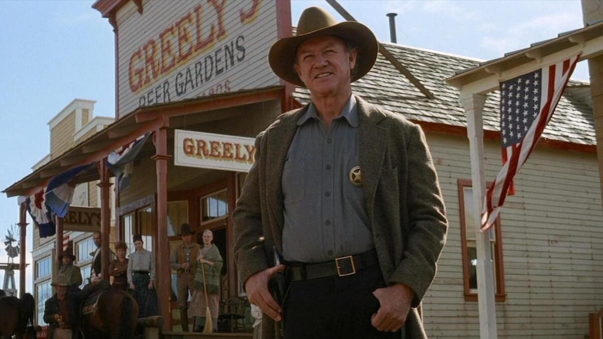 Gene Hackman interpreta Little Bill, il crudele sceriffo de 