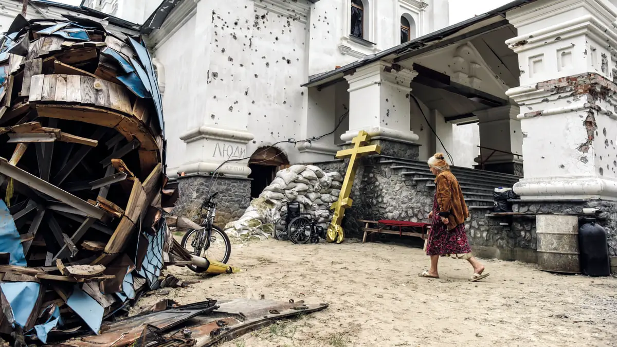 Regione di Donetsk, Ucraina, 1 ottobre 2022 (Foto Ansa)