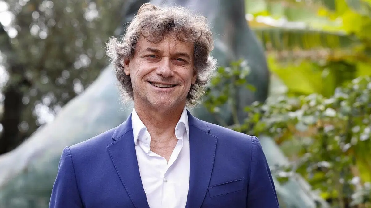 Il conduttore televisivo Alberto Angela (Foto Ansa)