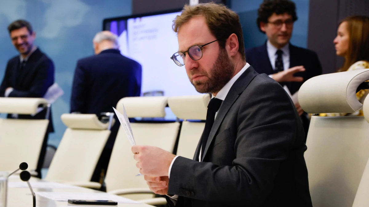 Antoine Armande, ministro dell’Economia, delle Finanze e dell’Industria francese (foto Ansa)