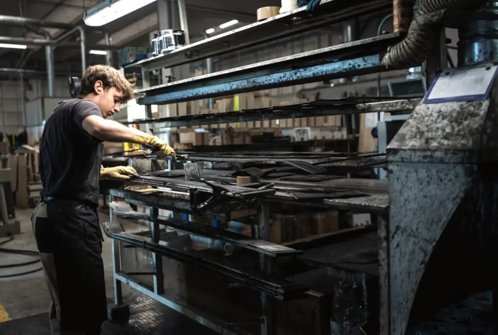 Produzione di sci alla Blossom Skis, Valchiavenna