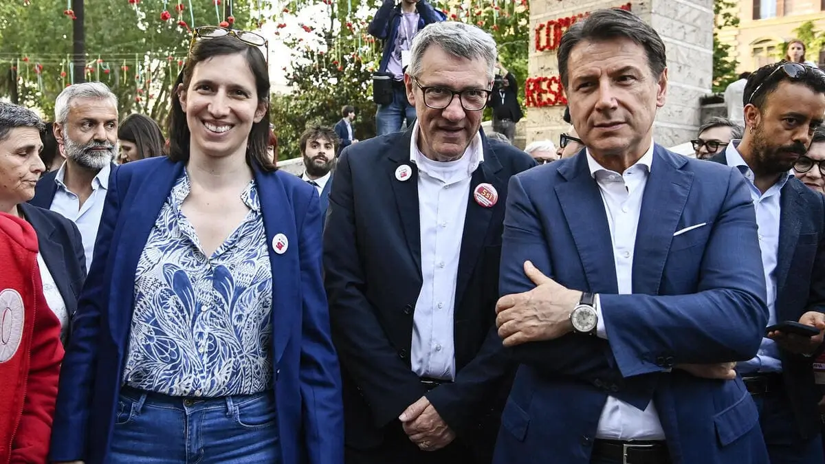Schlein Conte Landini campo largo